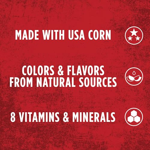 Corn Pops Kellogg's Corn Pops Cold Breakfast Cereal Cups, 8 Vitamins and Minerals, Kids Snacks, Original (12 Cups) - Image 4