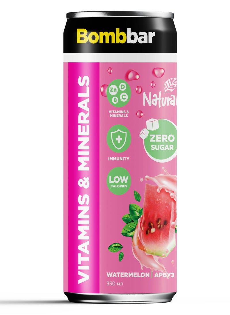 Low Calories Vitamins & Minerals Drink Watermelon Flavor Zero Sugar 330ml - pzsku/Z3036625AFB9625E8EFDEZ/45/_/1715893213/9c3e9e1b-230f-4b8d-ad7c-633e6a61da97