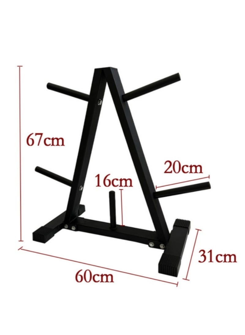 XICEN Weight Plate Rack, Weight Tree, Weight Plate Holder, Home Gym Storage Stand, Holds 300 lbs - Image 4