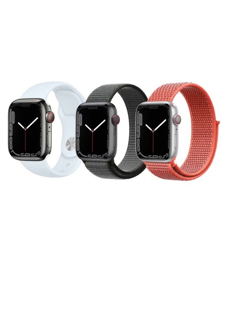 PROMASS 3pcs Watchband Replacement for Apple Watch 41/40/38mm Series 8/7/6/5/4/SE - Image 1