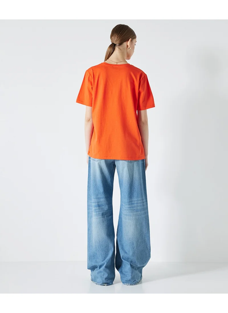 Miss İpekyol Basic Comfortable Cut T-Shirt