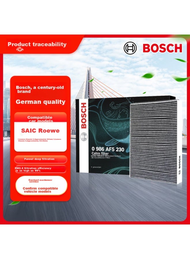 Bosch Automotive Air Conditioning Filter 5230 For Roewe Jing/rx5/erx5/mg Hs/ehs/gs, Ruiteng, And Linghang - Image 1