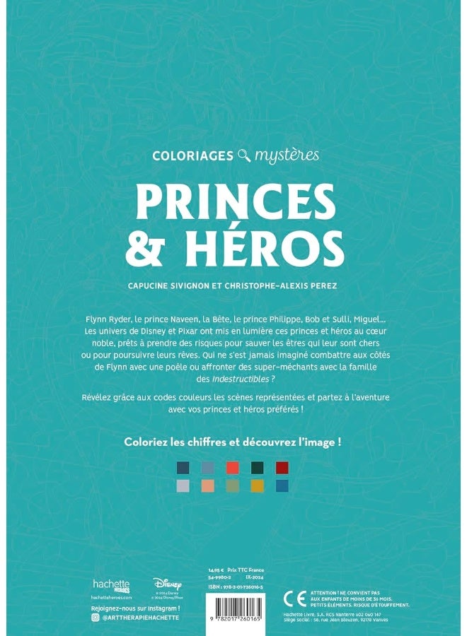 Coloriages mystères Disney - Princes et Héros - Image 2