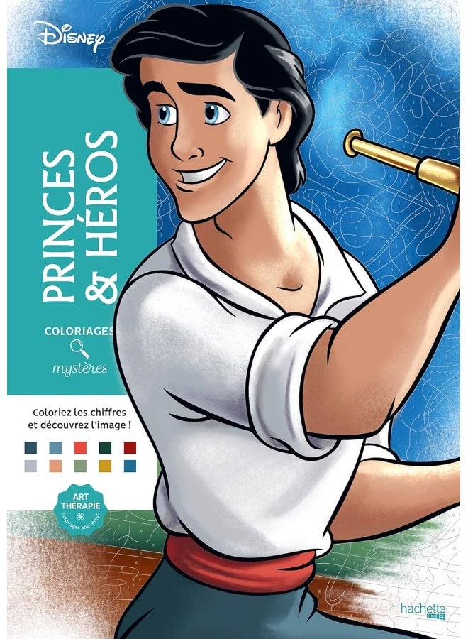 Coloriages mystères Disney - Princes et Héros - Image 1