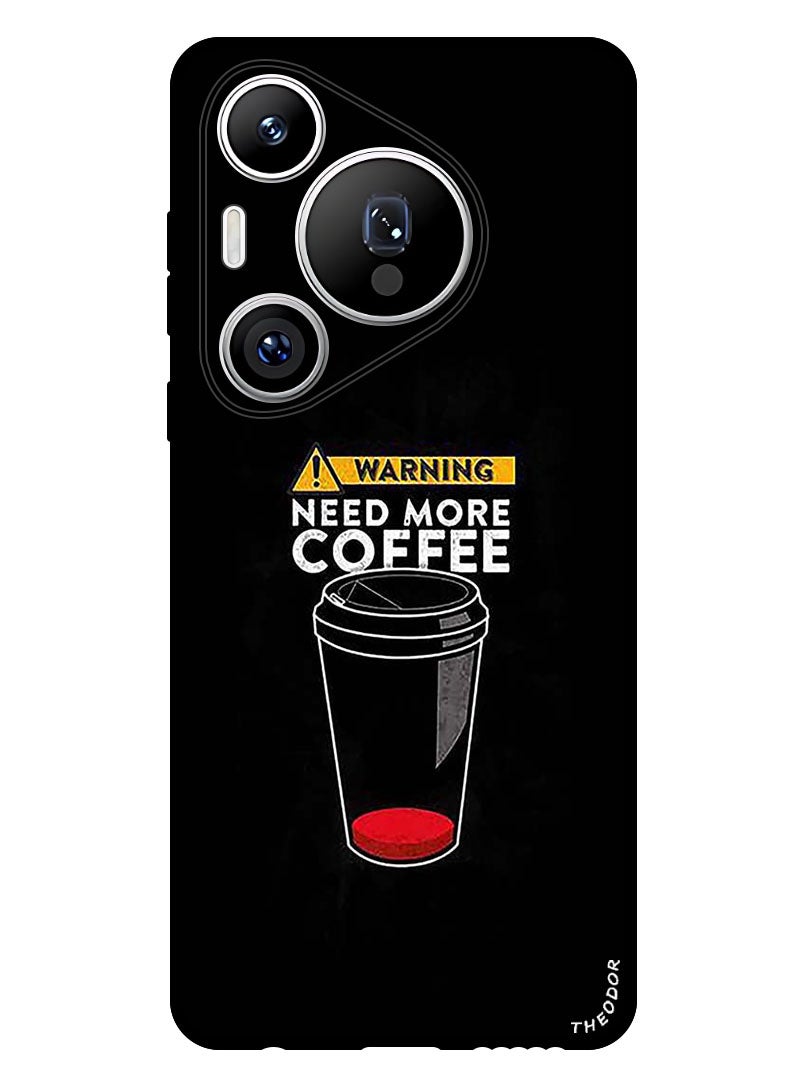 Theodor Protective Case Anti Scratch Shock Proof Bumper Cover For Huawei Pura 70 Pro Plus More coffee - Image 1