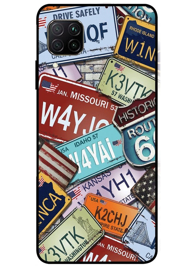 EYE CATCH Protective Case Cover For Huawei Nova 7i Premium Series Protective Case Cover For Huawei Nova 7i Number Plates  - Image 1