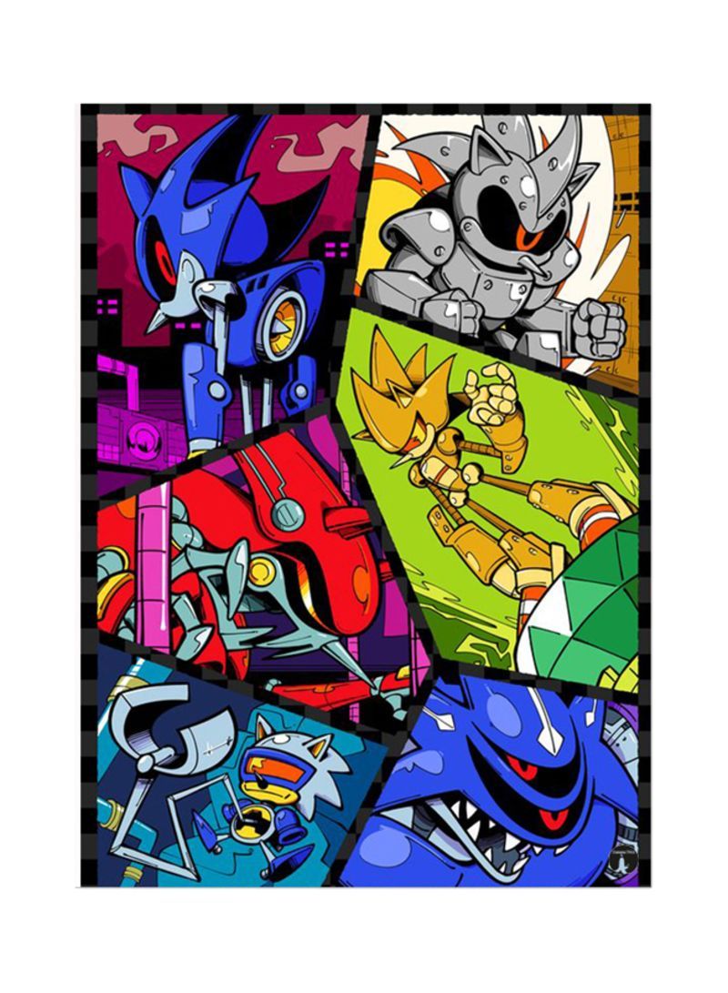 RKN The Video Game Sonic Mouse Pad Multicolour