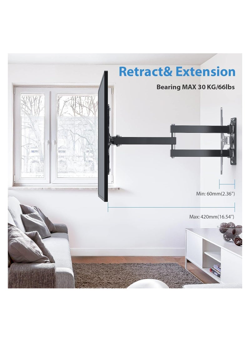 14 21 24 26 28 32 39 40 42" Inches 180 Degree Swivel 15 Degrees tilt Full Motion Corner tv Wall Mount for LCD LED Plasma TV & Monitor - Image 4