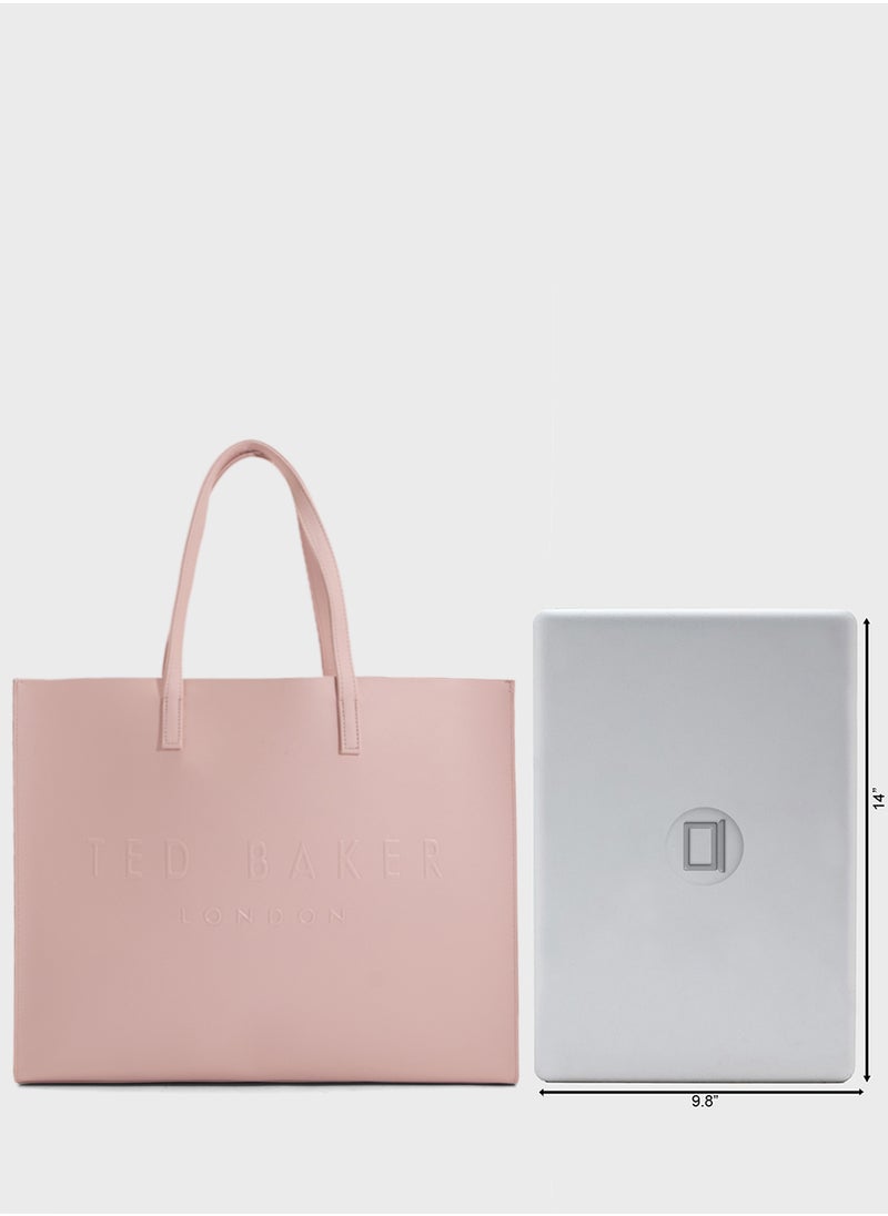 Ted Baker - Crosshatch East West Icon Shoppers - Image 1