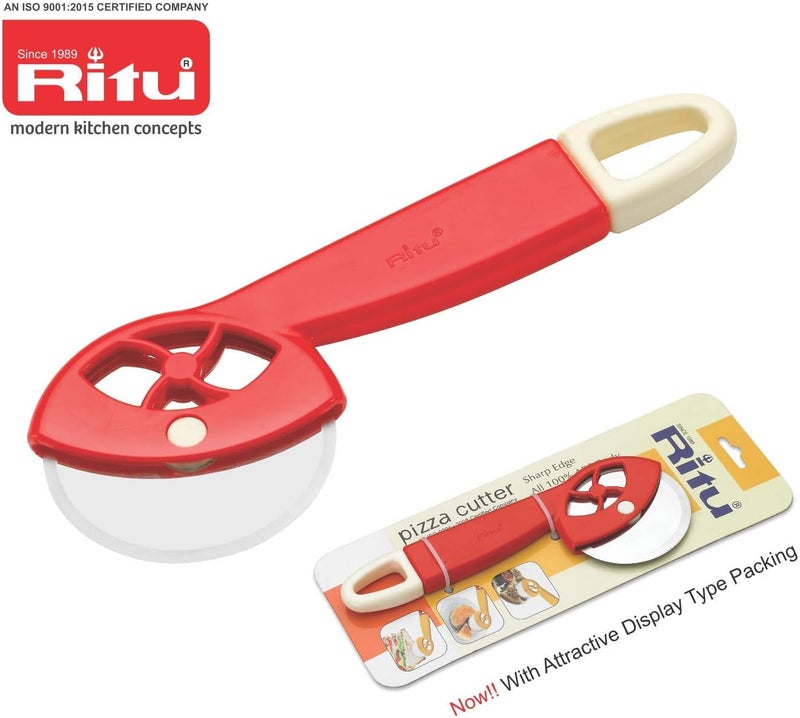 Ritu Plastic Pizza Cutter, Multicolor - Image 4
