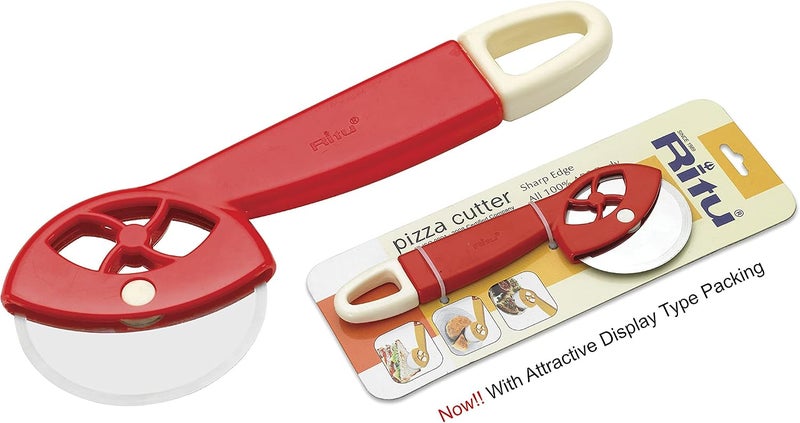Ritu Plastic Pizza Cutter, Multicolor - Image 3