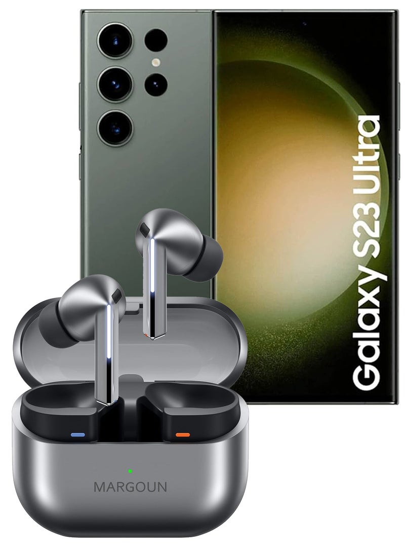 MARGOUN Buds3 Pro Wireless Earbuds With Touch Control & Magnetic Charging Case For Galaxy S23 Ultra Silver - Image 1