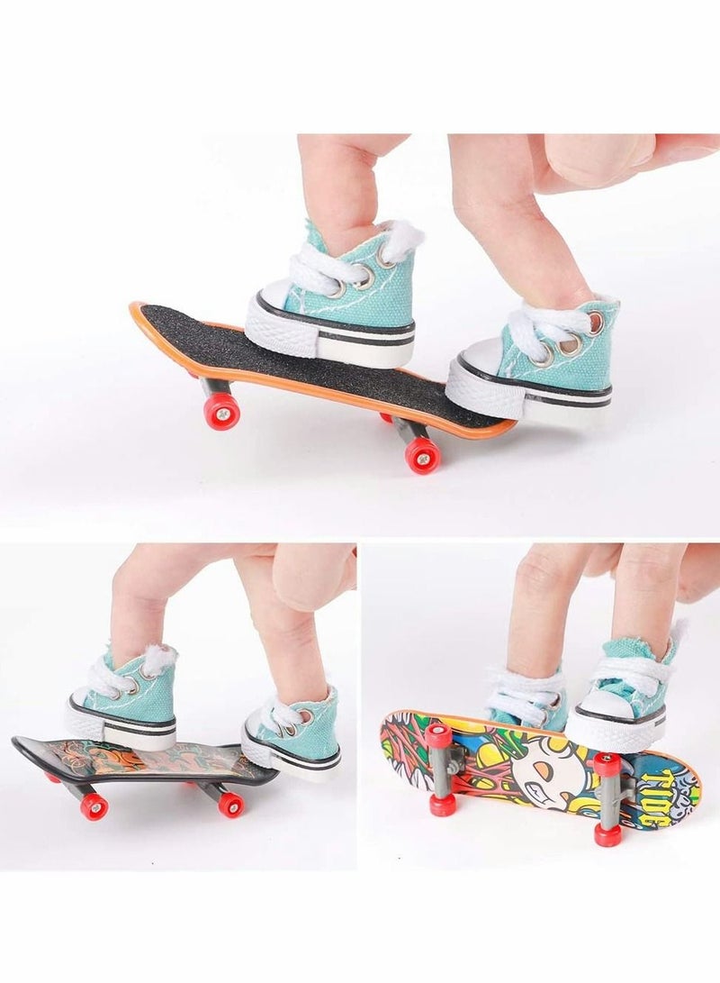 KASTWAVE DIY Assembly Mini Finger Skateboard, Deck Truck Skate Park Board Boy Kid Children, Gifts for Kids Children Toys Finger Skater, Party Favors, Birthday Creative Gifts, Mini Skateboard Starter Kit (3PCS) - Image 3