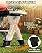 STACTCUTE Kids BBQ Grill Playset with Realistic Steam Sound Lights 60Pcs Pretend Play Kitchen Food Toy for Toddlers Boys Girls for 35 Sturdy DoubleLayer Outdoor Backyard Cooking Set Gift - Image 4