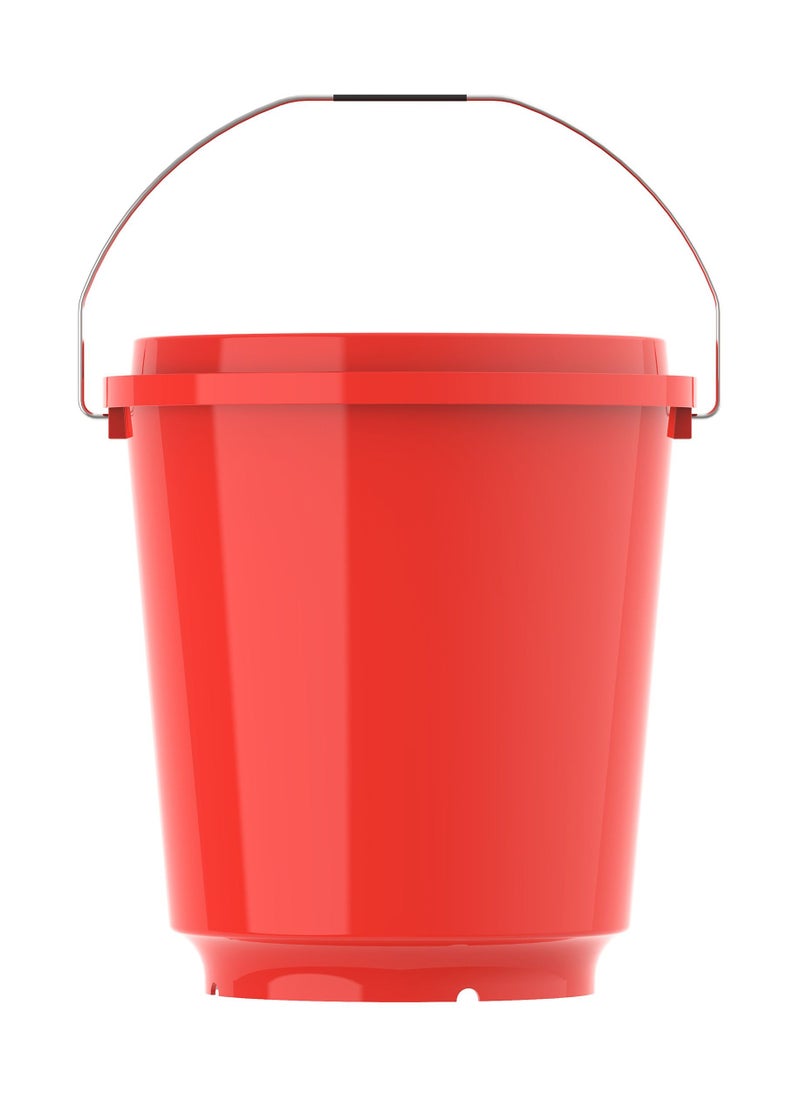 Cosmoplast EX 20L Round Plastic Bucket with Steel Handle  - Image 2