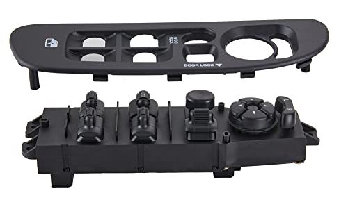 ZAPOSTS Power Window Switch Fits for 2002-2010 Dodge Ram 1500 2500 3500, 2001-2004 Dodge Dakota, Driver Side Control Door vidrios Master Switch OEM 56049805AB.Black Panel - Image 2