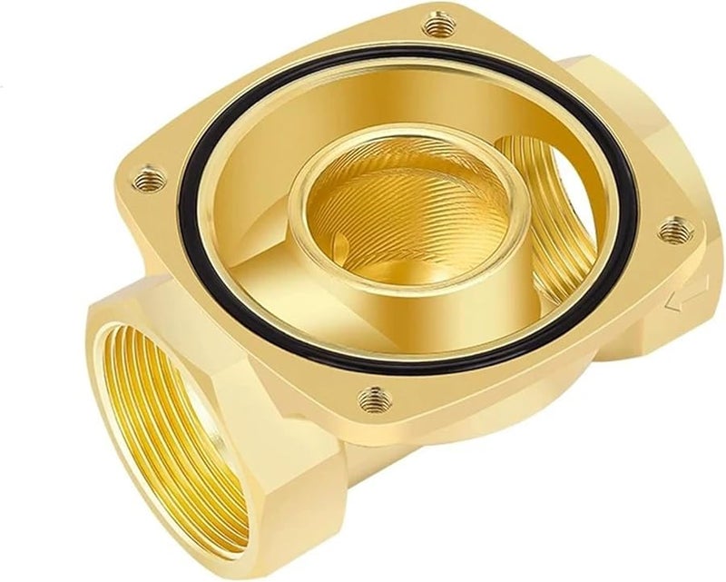 1 8 Inch High Temperature Normally Closed Brass Electric Solenoid Valve 110VAC - Image 5