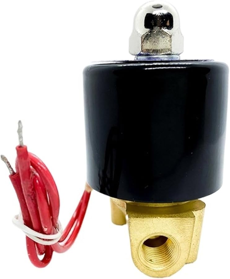1 8 Inch High Temperature Normally Closed Brass Electric Solenoid Valve 110VAC - Image 2