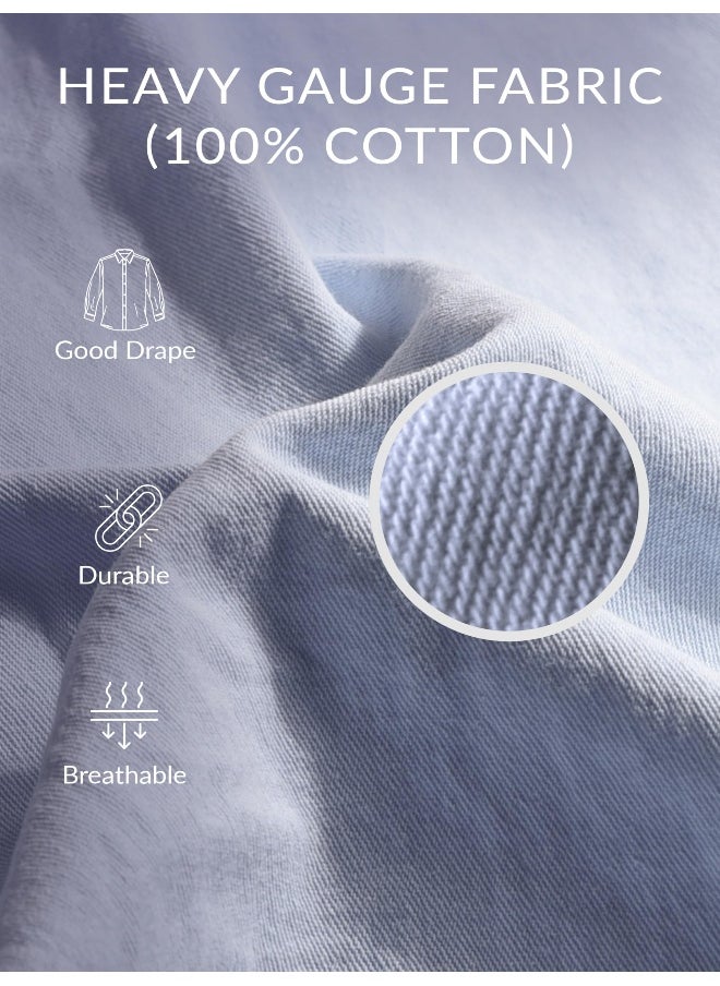 Beyoung - Lavender Mist Over Dyed Shirt for Men - Image 1
