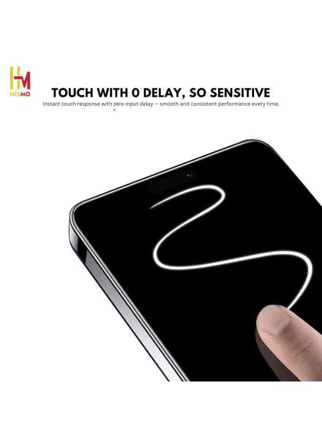 Ultra Privacy Screen Protector【iPhone 16 Pro Max】HD Clarity, 9H Tempered Glass, Anti-Scratch, Anti-Fingerprint, Bubble-Free Easy Installation, Full Edge Coverage, Tested for Extreme Durability