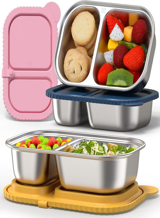 istore Reusable Stainless Steel Lunch Box, Leakproof Food Storage Container with Secure Lid, BPA Free Snack Box for Kids and Adults, Ideal for School, Office, Travel & Daily Use - Image 1