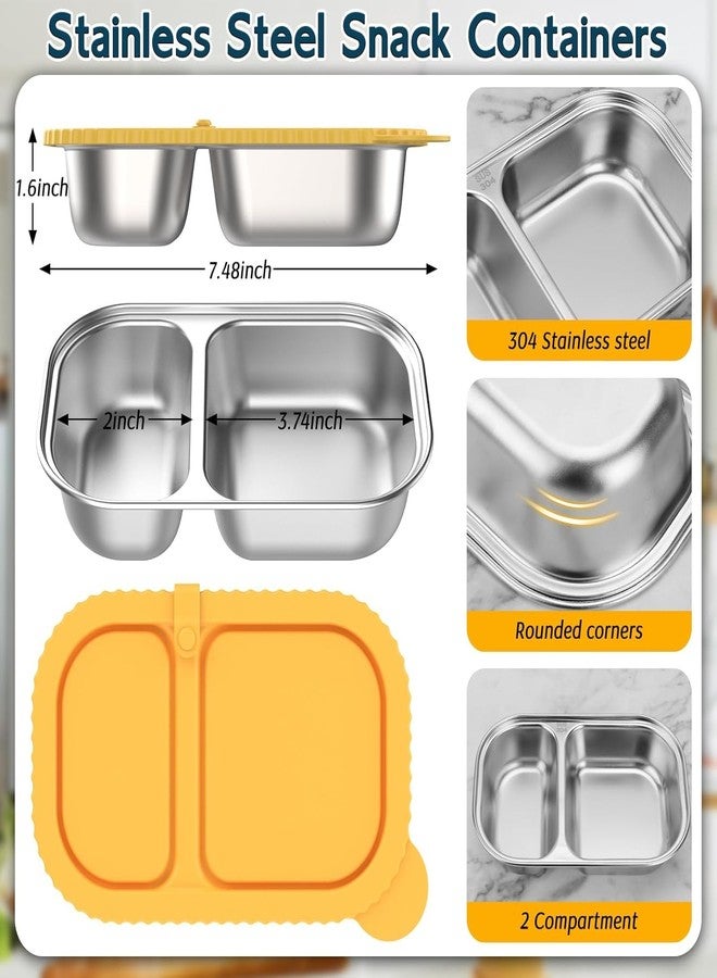 istore Reusable Stainless Steel Lunch Box, Leakproof Food Storage Container with Secure Lid, BPA Free Snack Box for Kids and Adults, Ideal for School, Office, Travel & Daily Use - Image 3