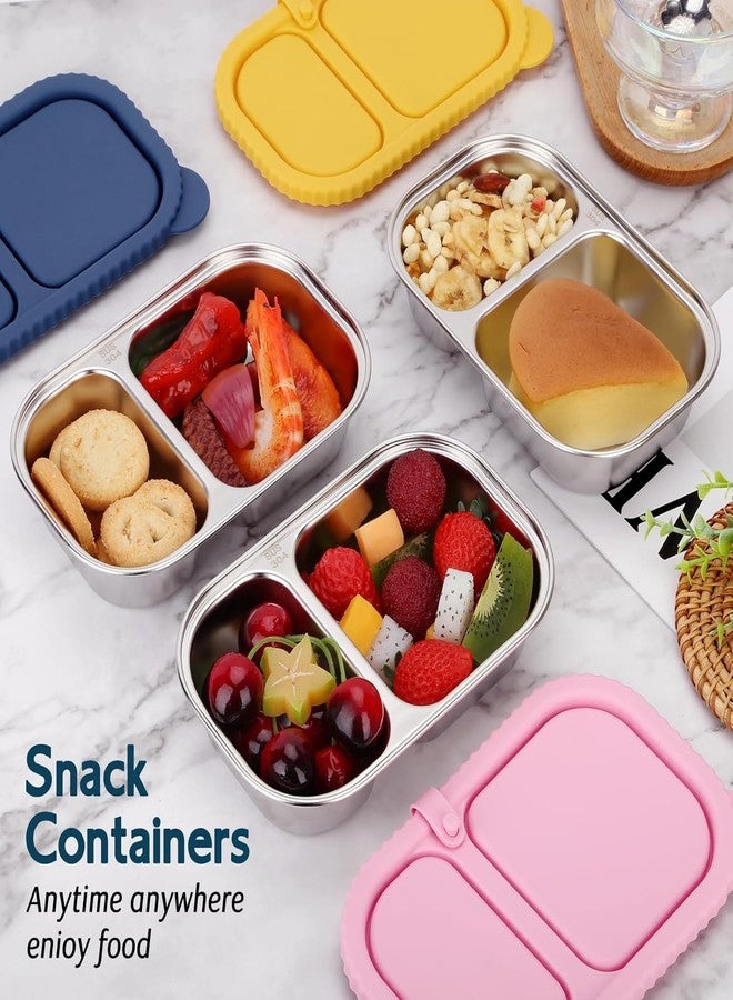 istore Reusable Stainless Steel Lunch Box, Leakproof Food Storage Container with Secure Lid, BPA Free Snack Box for Kids and Adults, Ideal for School, Office, Travel & Daily Use - Image 2