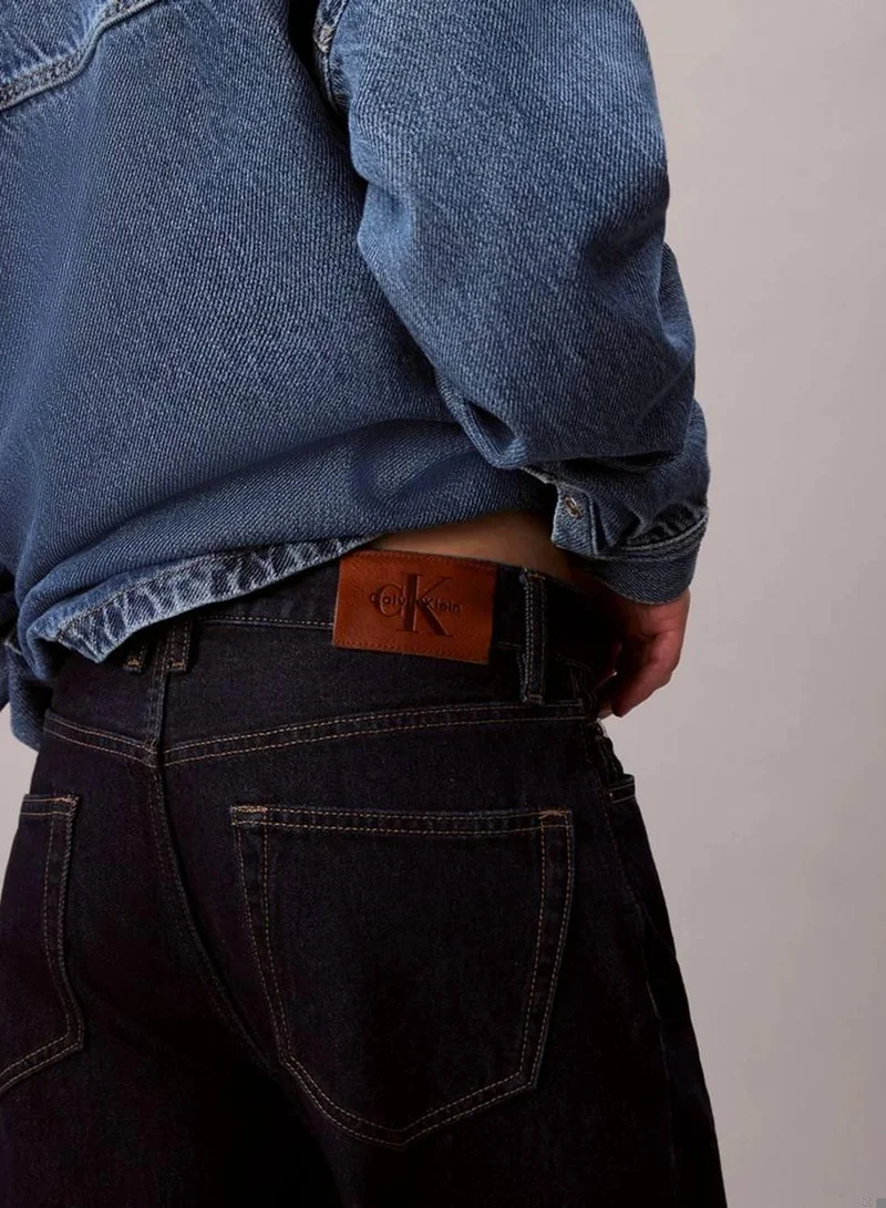 Calvin Klein Jeans CK INDIGO JACQUARD Relaxed Jeans for Women | Best Price UAE
