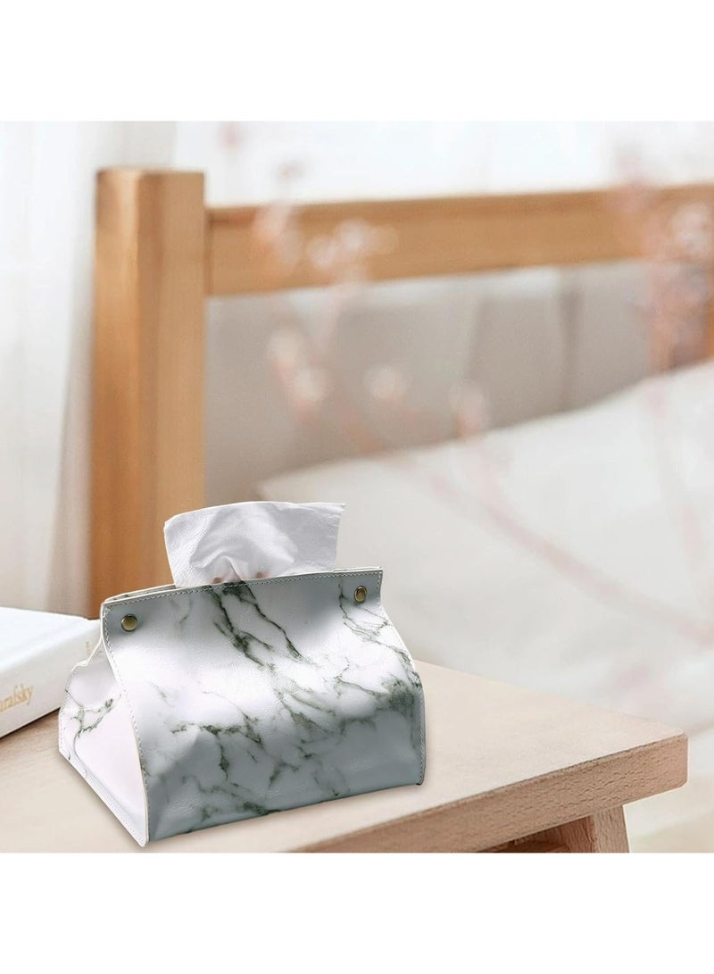 Oasisgalore Decorative Leather Tissue Box Cover for Bathroom and Home Use  - Image 3