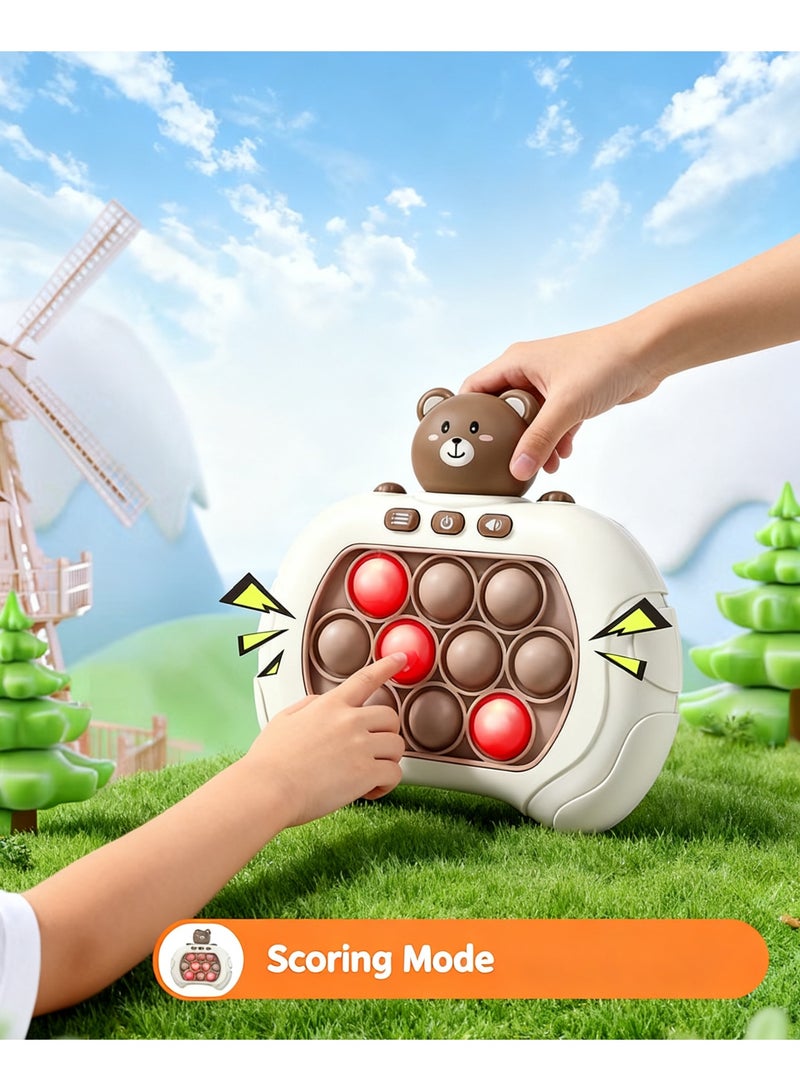 Uthriyya Electronic Quick Push Light Up Pop Game Fidget Toys for Adults and Kids ,Puzzle Game Machine Push Pop Bubble Fidget Sensory Toy Birthday Gifts - Image 5