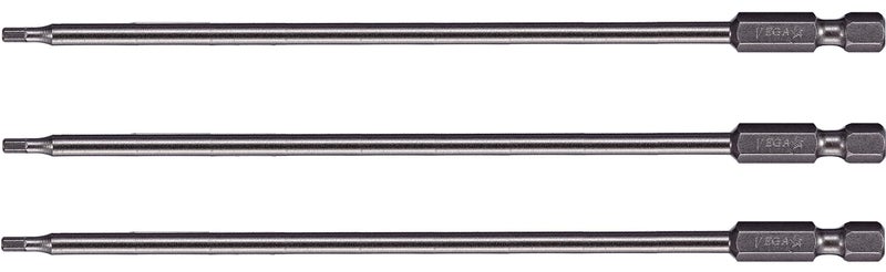 VEGA Industries VEGA 7/64" Hex Power Bits. Professional Grade ¼ Inch Hex Shank 7/64", 6 Inch Power Bits. 1150H0764A-3 (Pack of 3) - Image 1