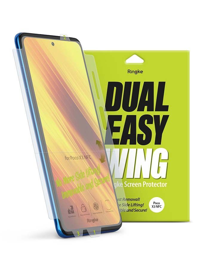 نيبمينينت Tempered Id Glass for Oneplus Nord 2 / Ce 5G Screen Protector, Full Cover, Case Friendly Protective Guard أسود - Image 1