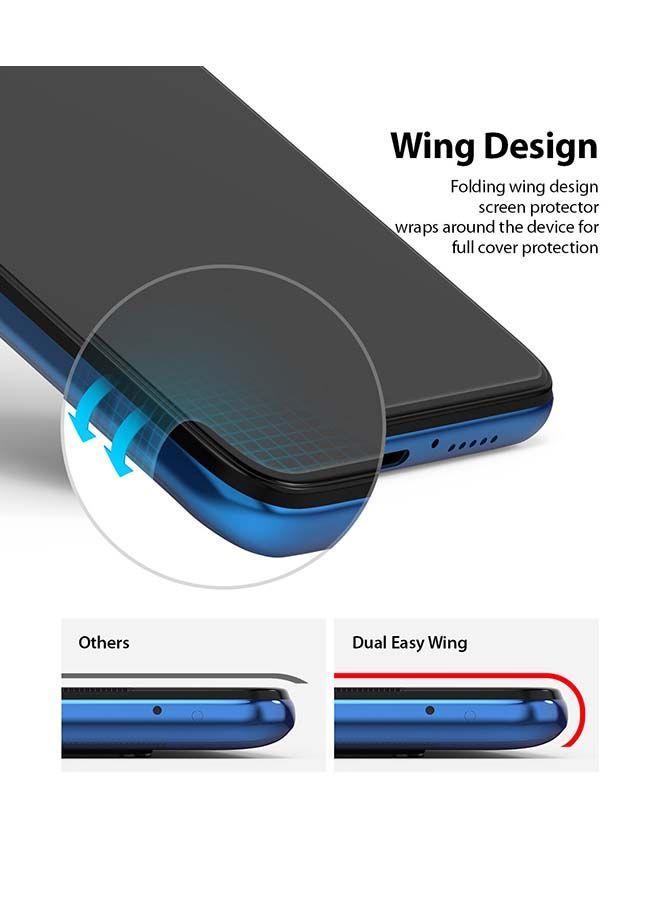 نيبمينينت Tempered Id Glass for Oneplus Nord 2 / Ce 5G Screen Protector, Full Cover, Case Friendly Protective Guard أسود - Image 3