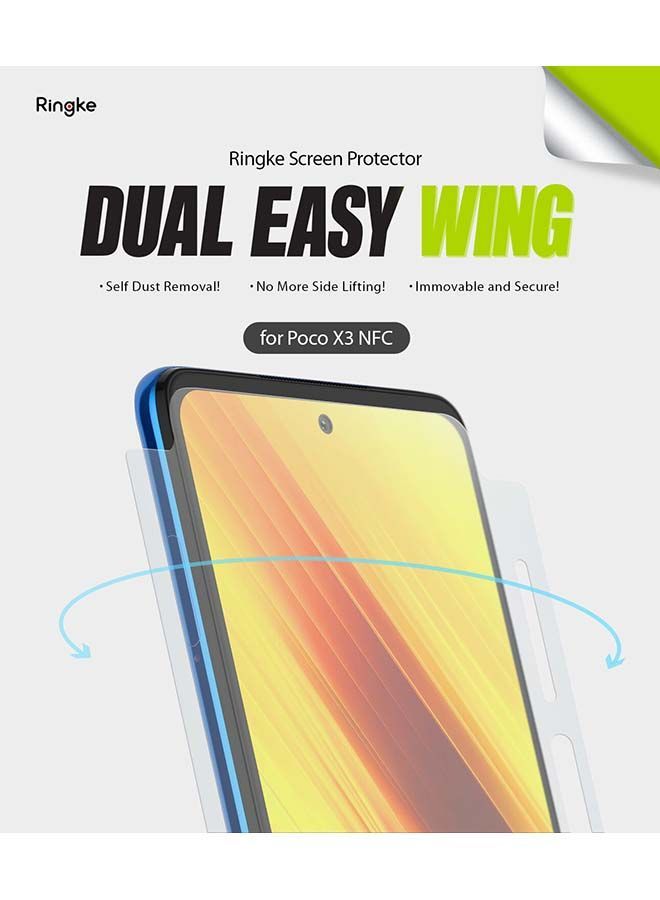 نيبمينينت Tempered Id Glass for Oneplus Nord 2 / Ce 5G Screen Protector, Full Cover, Case Friendly Protective Guard أسود - Image 2