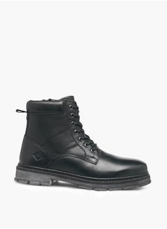 Lee Cooper Mens Textured Chukka Boots With Zip Closure  - Image 3