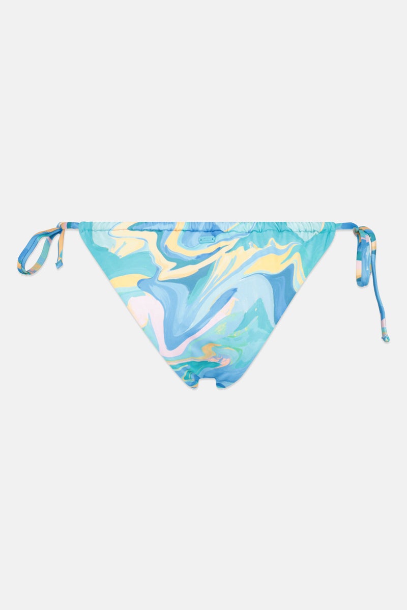 Pull & Bear Pacific Republic Pull And Bear Women High Leg Abstract Bikini Bottom, Multicolor - Image 3