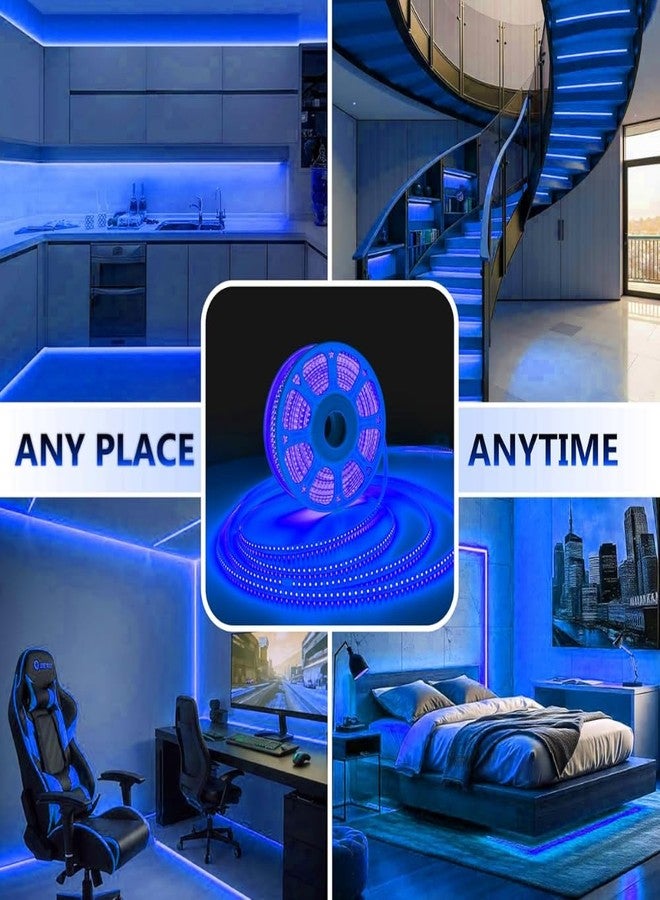 شريط إضاءة LED مقاوم للماء من أتولكس بطول 21 مترًا، لون أزرق فاتح (5730 SMD)، موفر للطاقة، مثالي للأسقف المعلقة، وديكور الغرف، واحتفالات ديوالي، وعيد الميلاد، وتزيين المنزل. - Image 3