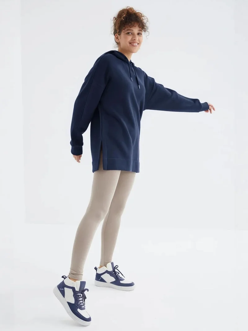 TOMMYLIFE TOMMY Oversized Hooded Sweatshirt With Pocket