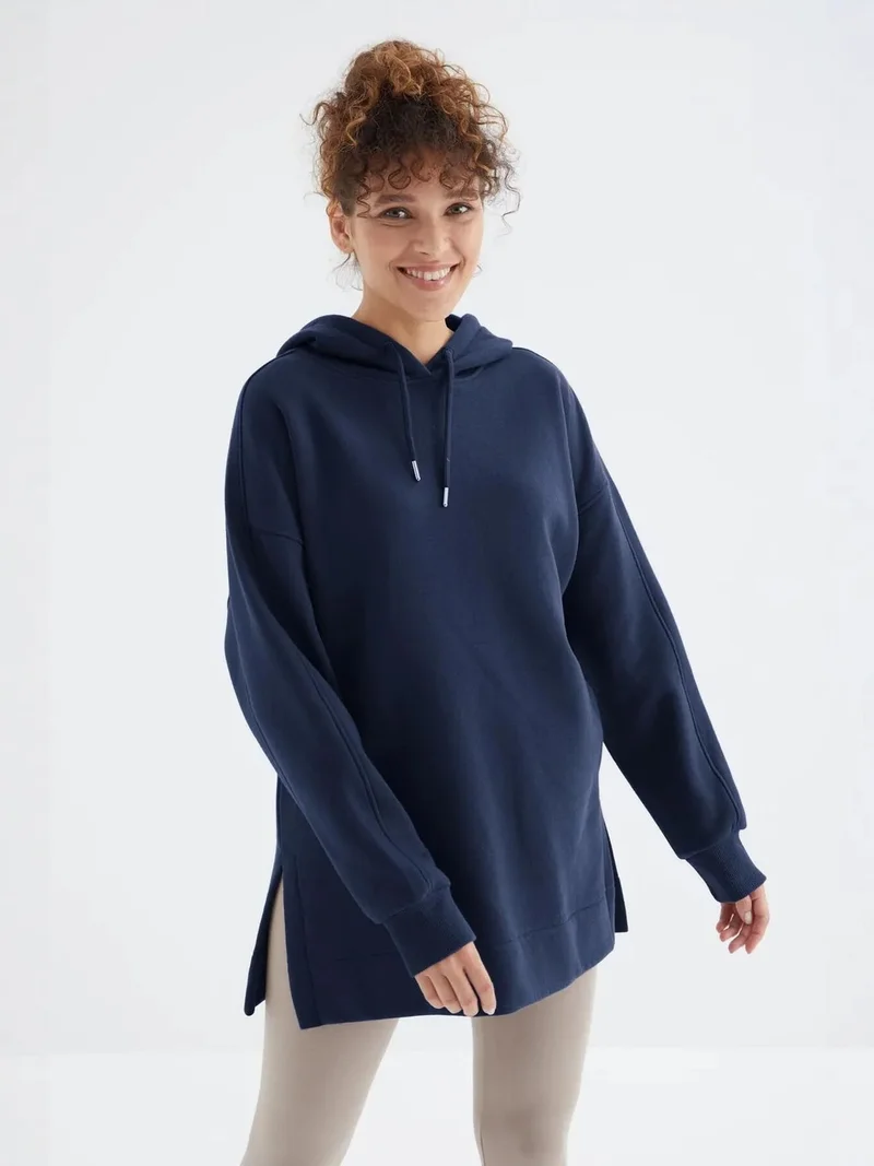 TOMMYLIFE TOMMY Oversized Hooded Sweatshirt With Pocket