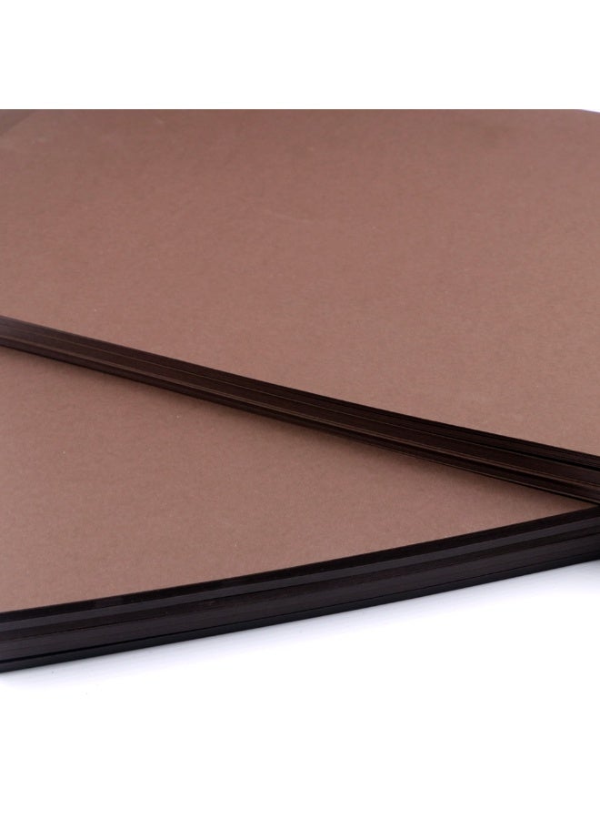 firstnock Color Card Paper Dark Brown, A6 - 50 Sheets - 250GSM Thick Colored Card Stock - Premium Craft Paper for DIY, Invitations, Arts & Crafts and Printing (10x15cm) - Image 4