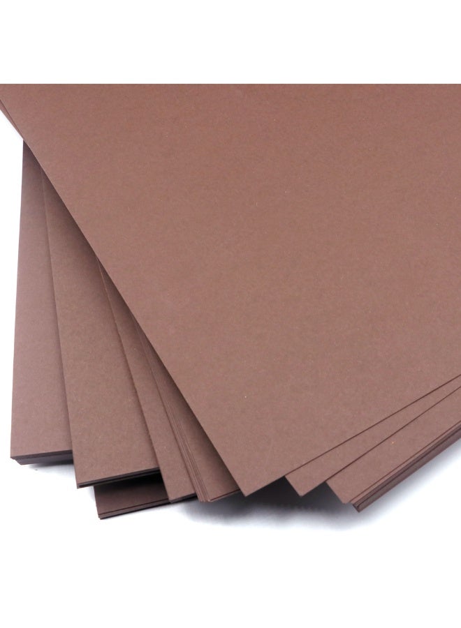 firstnock Color Card Paper Dark Brown, A6 - 50 Sheets - 250GSM Thick Colored Card Stock - Premium Craft Paper for DIY, Invitations, Arts & Crafts and Printing (10x15cm) - Image 5