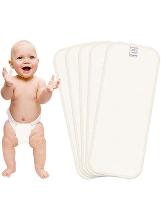 Cloth Diaper For Inserts Natures Cloth Diaper Liner Reusable Washable Cotton Diaper Nappy Inserts For Baby Cloth Diapers (Set Of 5)(Bemboo Terry4 Layer) - pzsku/Z30384A48B0C646EF4BFDZ/45/_/1692274015/58e334fd-41be-435a-92f9-25d934bc9402