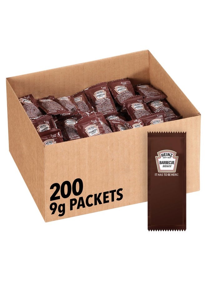 Heinz Heinz BBQ Sauce Single Serve Packet (0.4 oz Packets, Pack of 200)  - Image 1