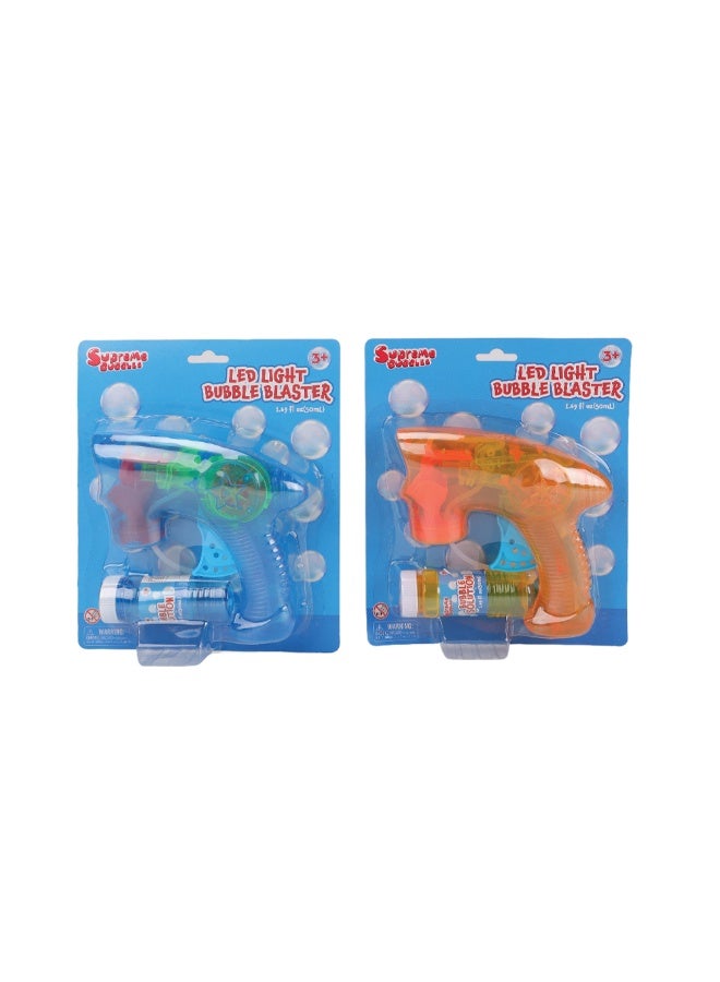 Bubbles Light Up Bubble Shooter, With 50Ml Bubble Solution, - Image 1