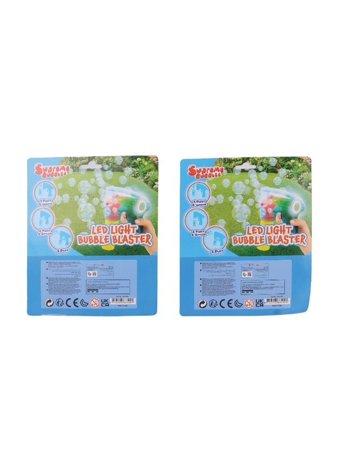 Bubbles Light Up Bubble Shooter, With 50Ml Bubble Solution, - Image 3