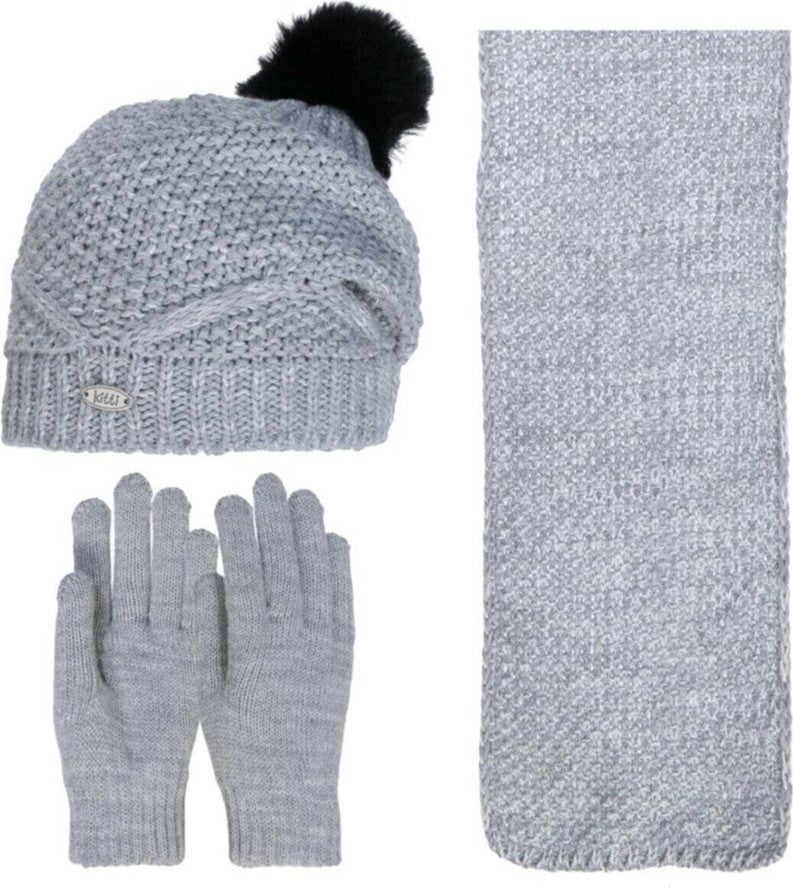 Kitti 2960-02 9-15 Years Scarf Beanie Glove Set