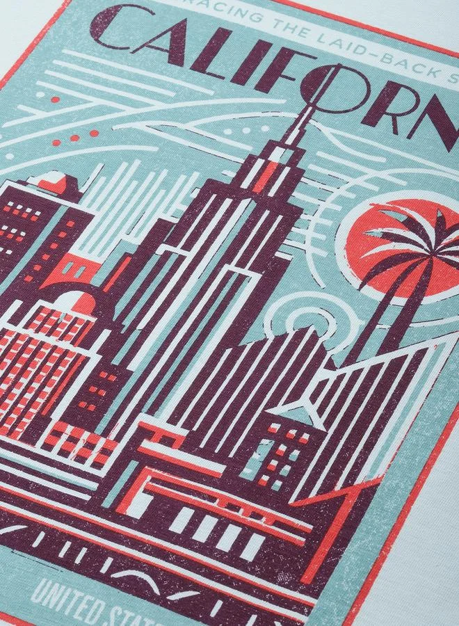 Dillinger Women Graphic Print Boxy Fit T-Shirt