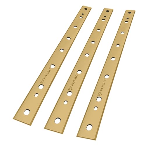 FOXBC 13 Inch Titanium Planer Blades Replacement for DeWalt DW735 DW735X Planer, Replace DW7352 - Set of 3 - Image 2