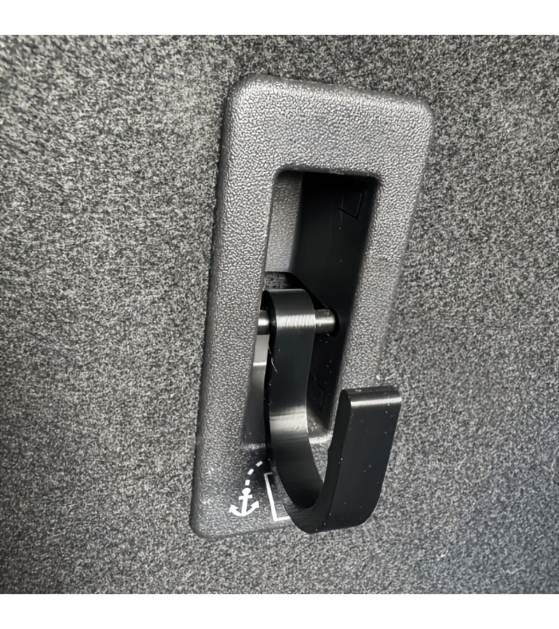 2 Pack Universal Car Umbrella Hook Trunk And Seat Back Headrest Hanger No Drilling Space Saving Organizer For Umbrella Grocery Bags Handbags Auto Interior Additions - Image 4