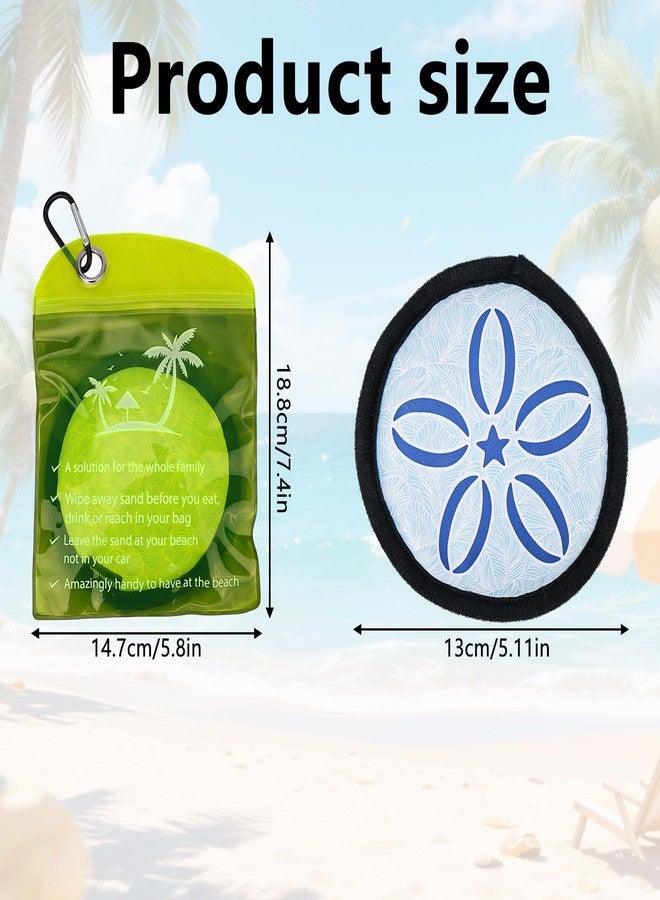 Gosknor Sand Remover for Beach, Portable Sand Removal Bag Wipes Cleaner with Carabiner for Kids Adults Beach Summer Vacation Must-Have Essentials - Image 2